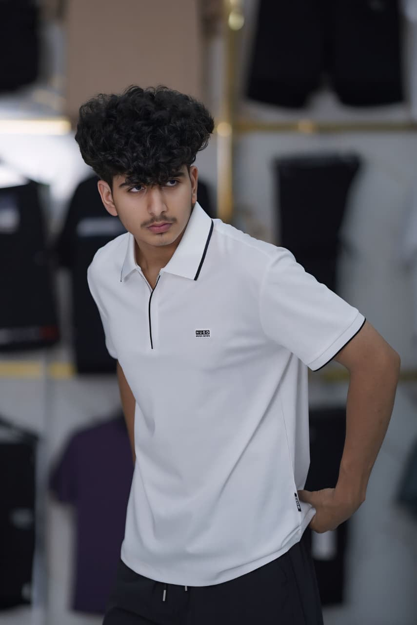 HUGO BOSS GERSY COTTON POLO SHIRT