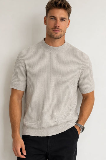 OLD MONEY NECK KNIT T.SHIRT