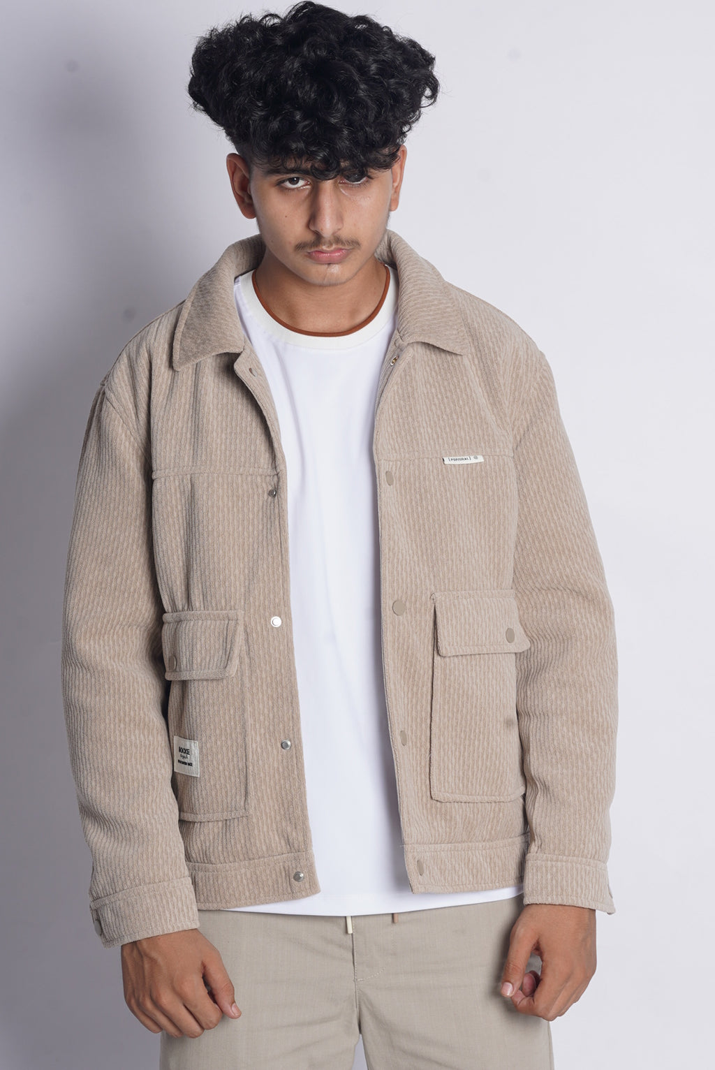 Double POCKET SUEDE JACKET MADE IN VEITNAM