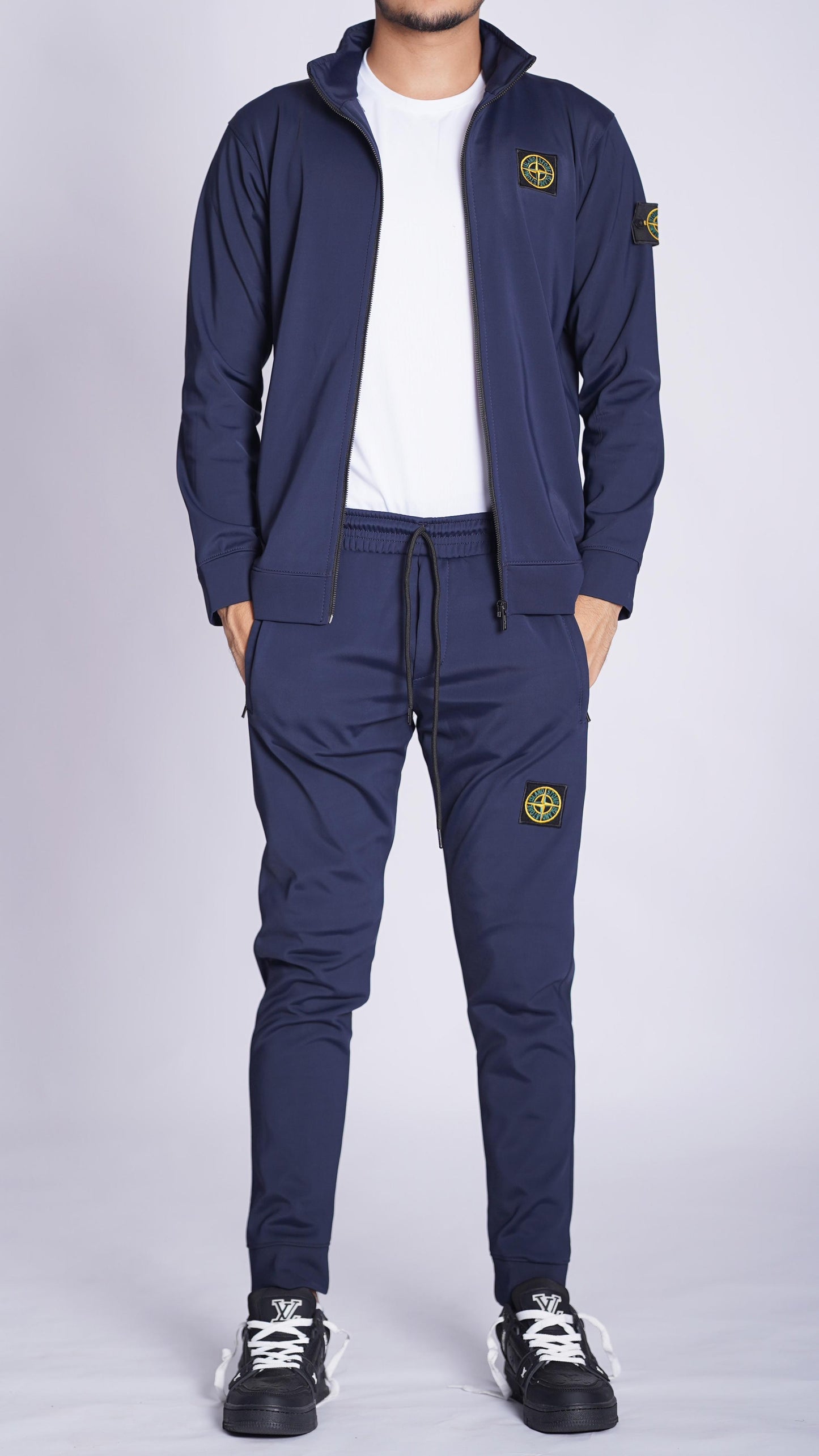 STONE ISLAND PREMIUM FLEECE TRACK SUIT