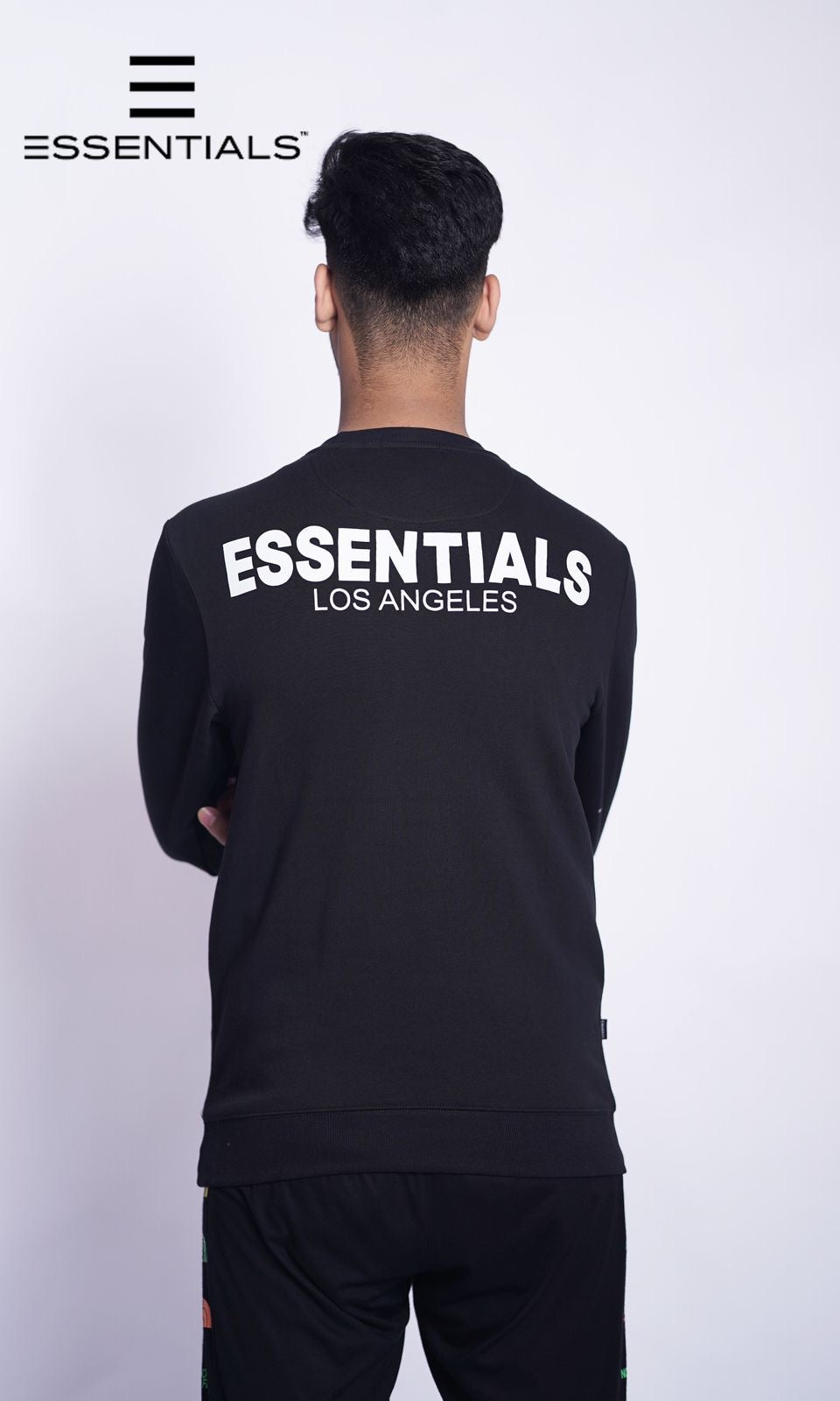 Essential's Sweatshirt Cotan Fleas.