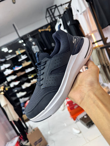 WHITE SOLE MEMORY FORM SLETCHER IN BLUE