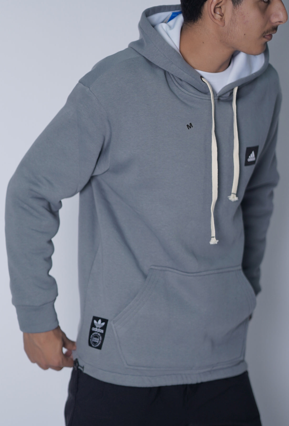 ADIDAS HODDIE COTTON FLEECE