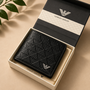 GIORGIO ARMANI 180 11A BLACK WALLET