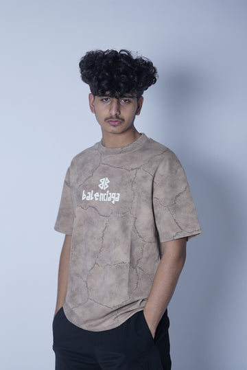 BALENCIAGA 100% COTTON HYBRID T- SHIRT