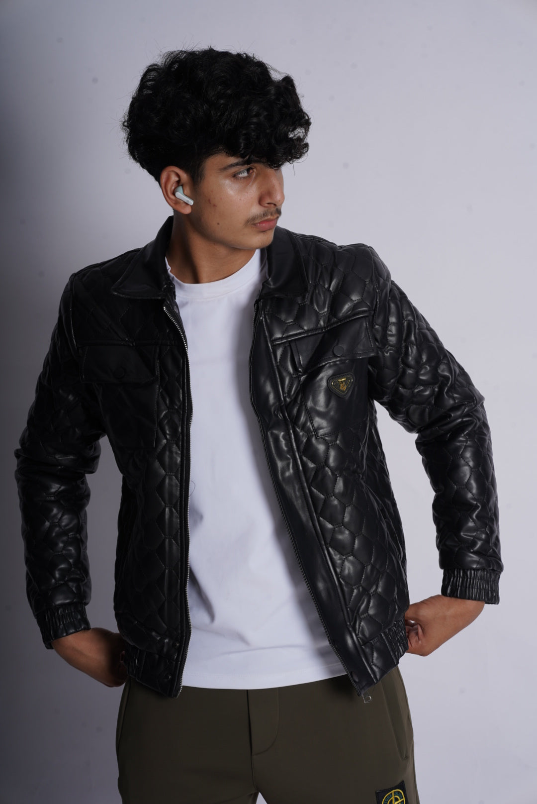 PRADA IMPORTED LEATHER JACKET