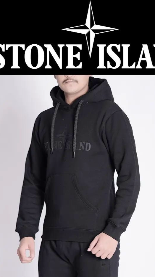 STONE ISLAND 100% HYBRID FLEECE HOOD