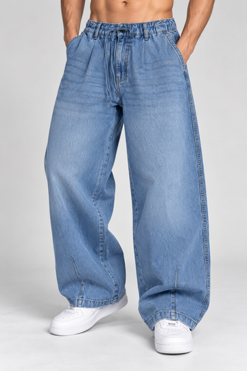 BAGGY DENIM PENT JQE0002 (BARRED FIT)