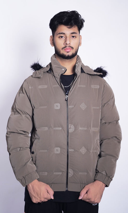 SOPER CULUR EMBOSED PUFFER JACKET