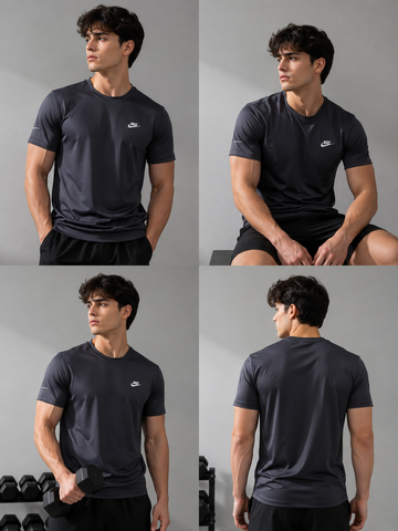 NIKE EMBOSED STRECH T SHIRT