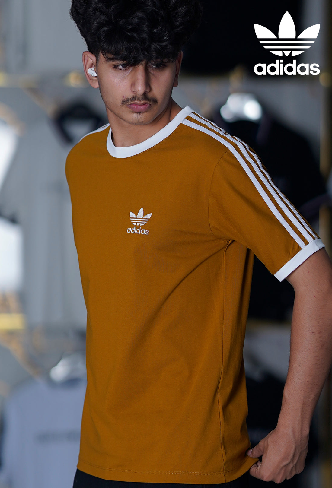 ADIDAS 100% HYBRID COTTON T-SHIRT