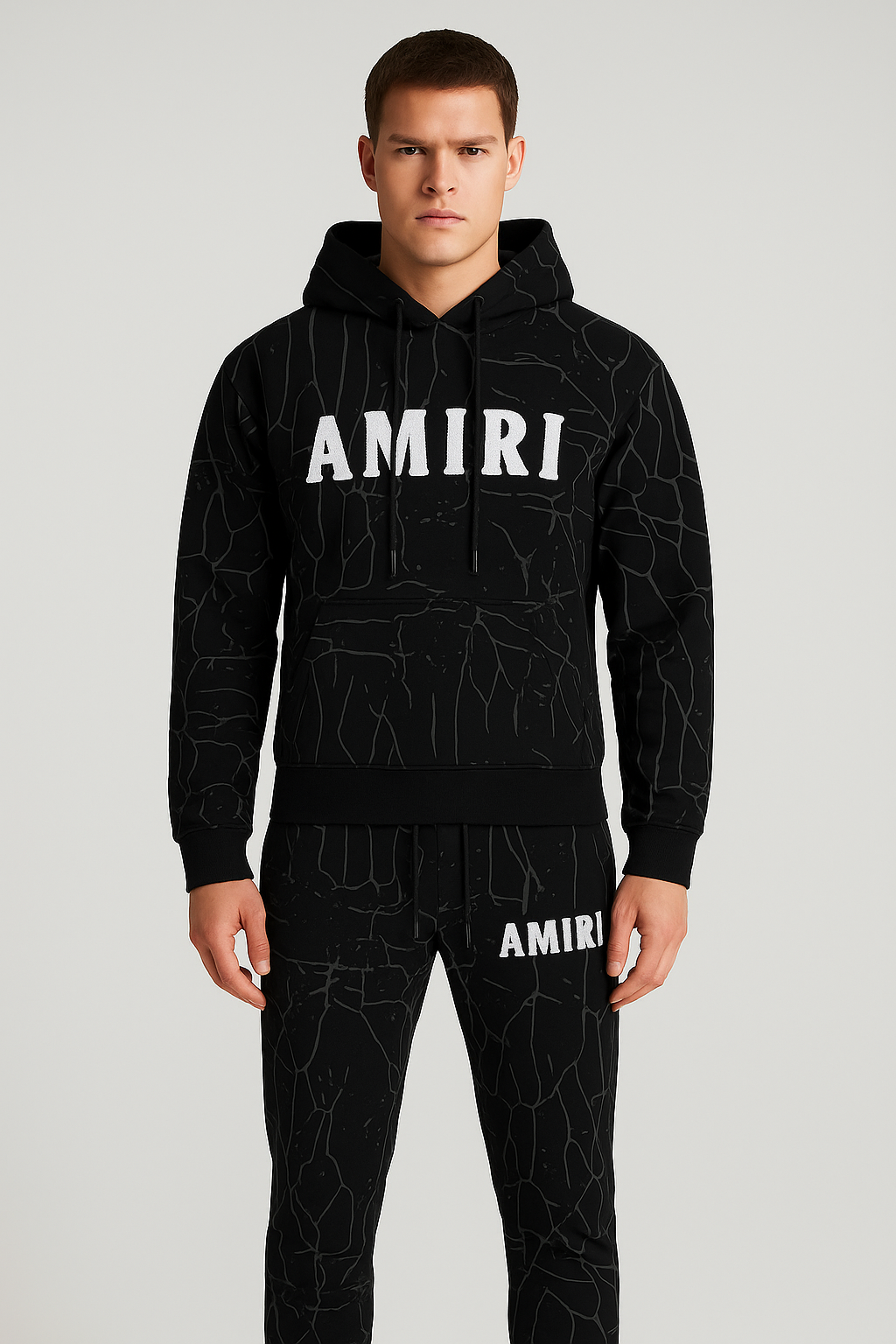 AMIRI COTTON FLEECE IMPORTED TRKSUIT