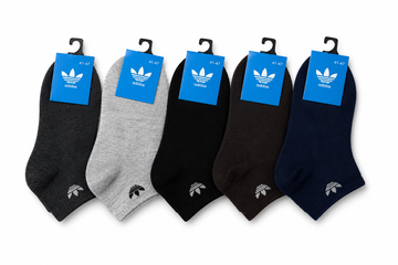ADIDAS 100% COTTON SHORT SOCKS