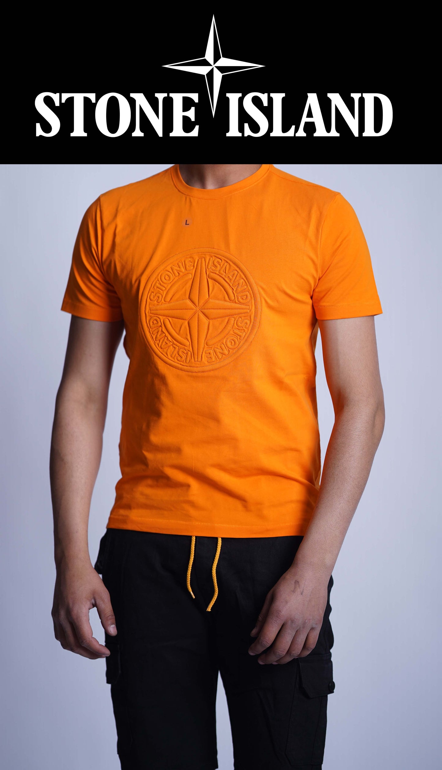 STONE ISLAND 100% HYBRID T-SHIRT MADE IN VEITNAM