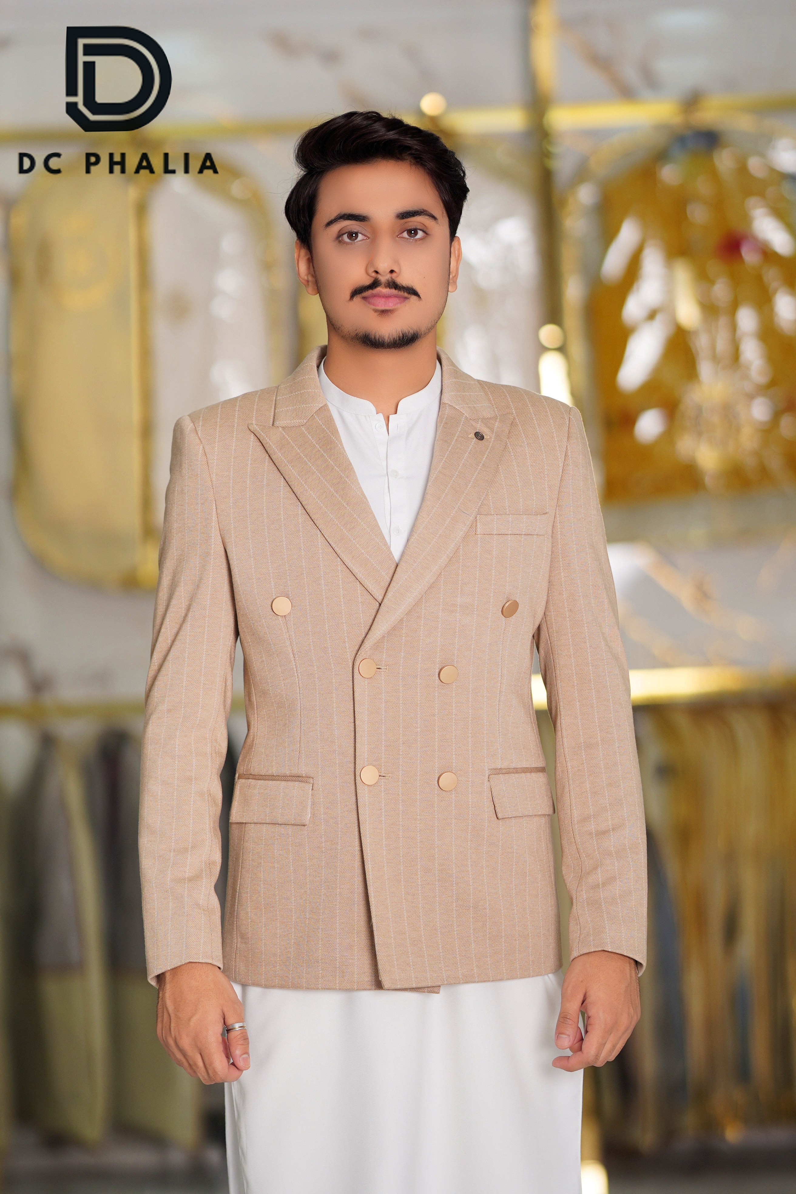 DOUBLE PRESS VERTICAL PREMIUM WOOL COAT