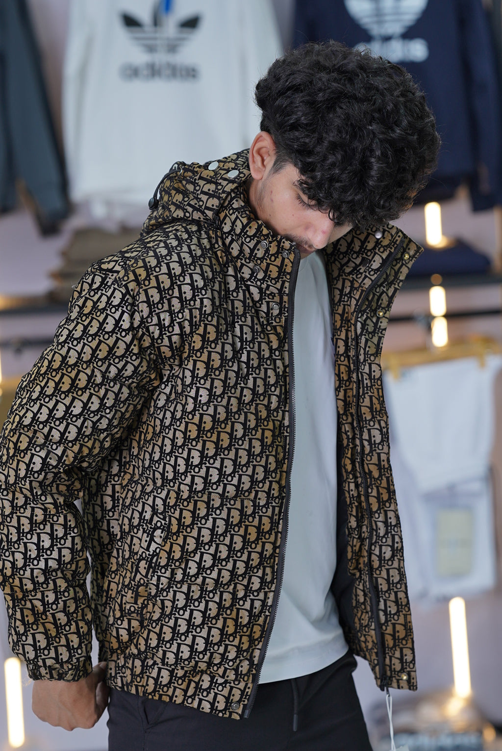 DIOR PUFFER JACKET MADE IN VEITNAM