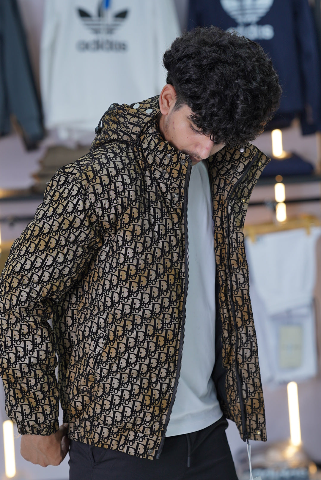 DIOR PUFFER JACKET MADE IN VEITNAM