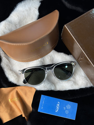 TORTOISE SHELL OVER SIZED POLARIZED GUCCI GLASSES