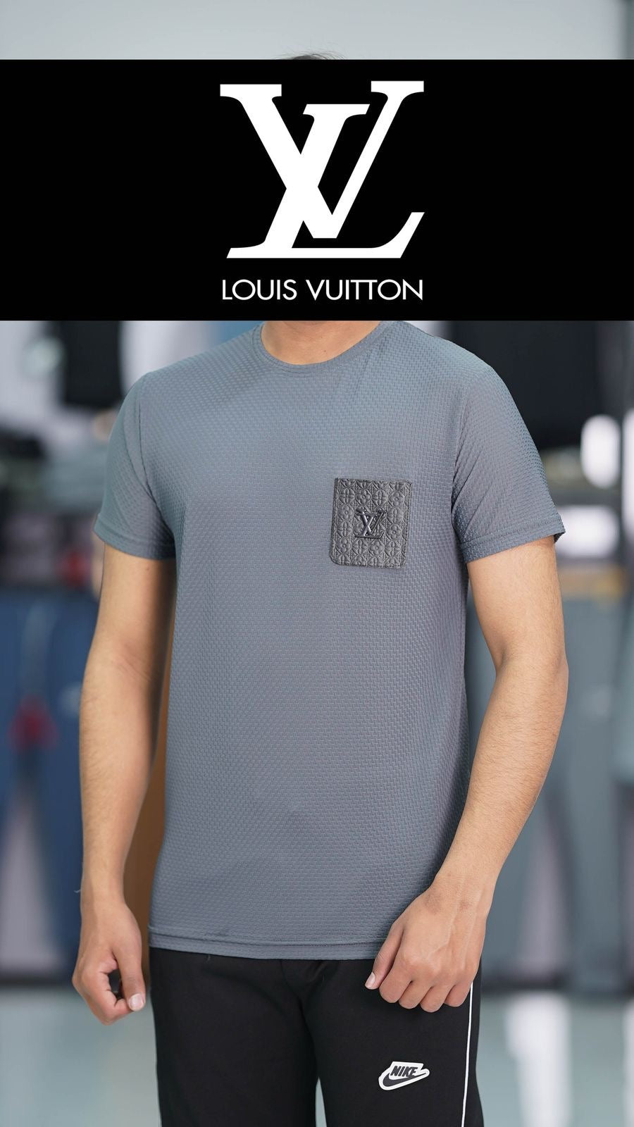 LV IMPORTED STRECH FABRIC T.SHIRT