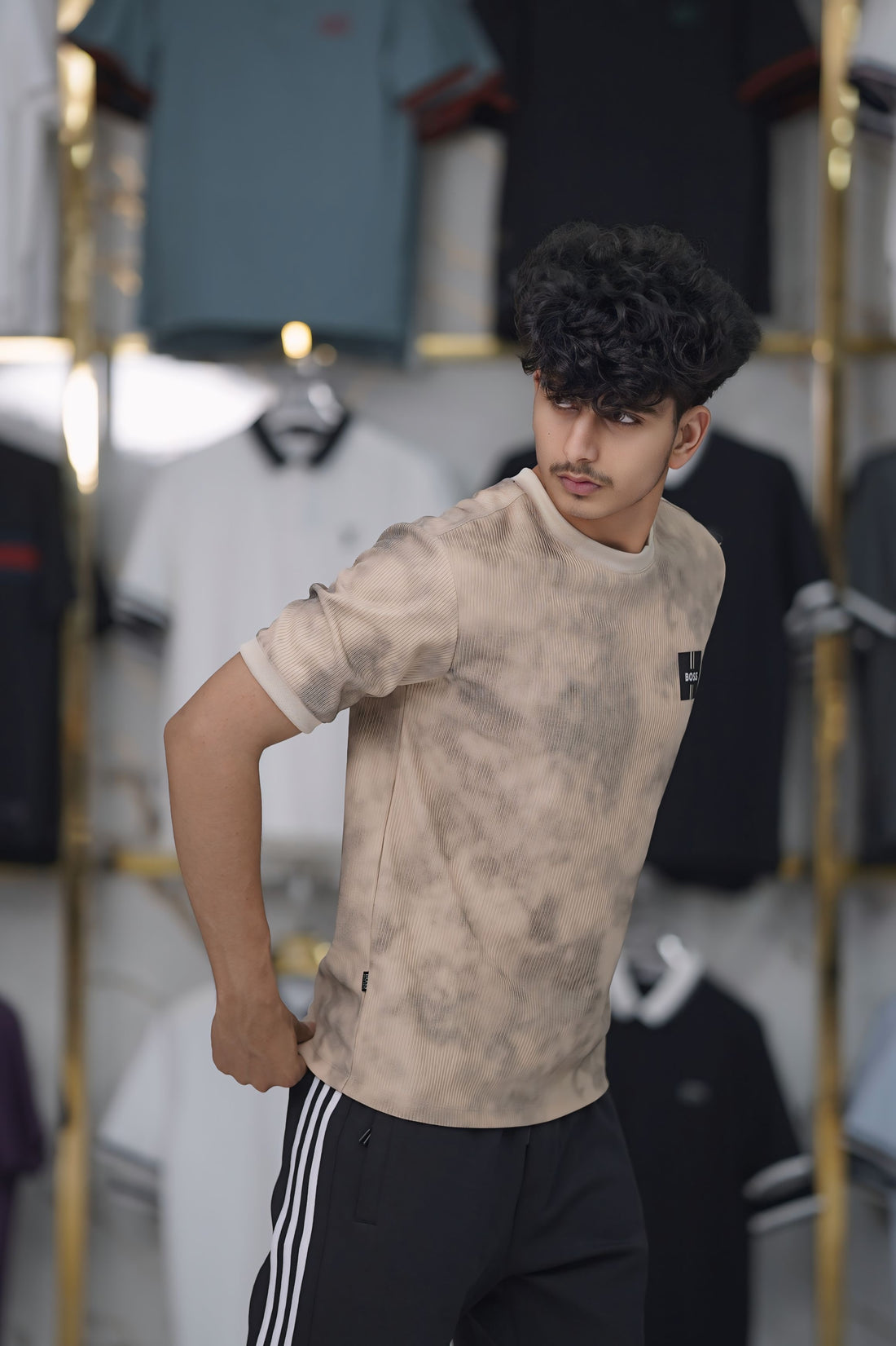 HUGO BOSS ROUND NECK SHIRT