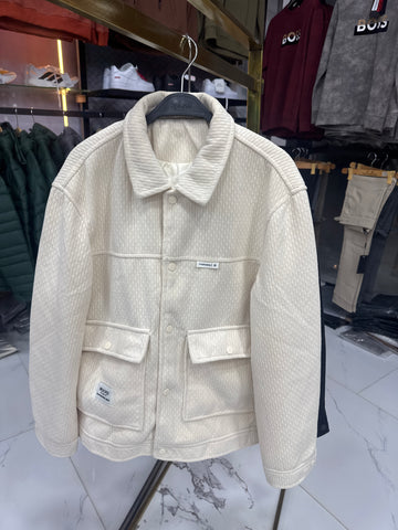 DOUBLE POCKET COLLAR SUEDE JACKET MADE IN VEITNAM