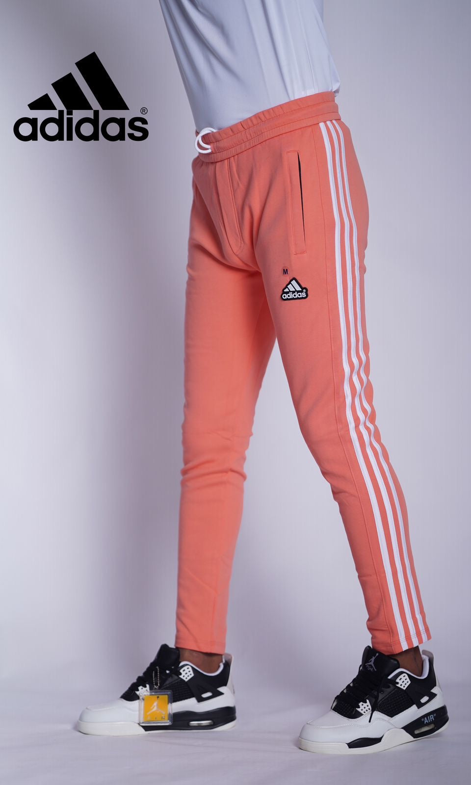 ADIDS 3 STRIPE SILICONE LOGO TROUSER