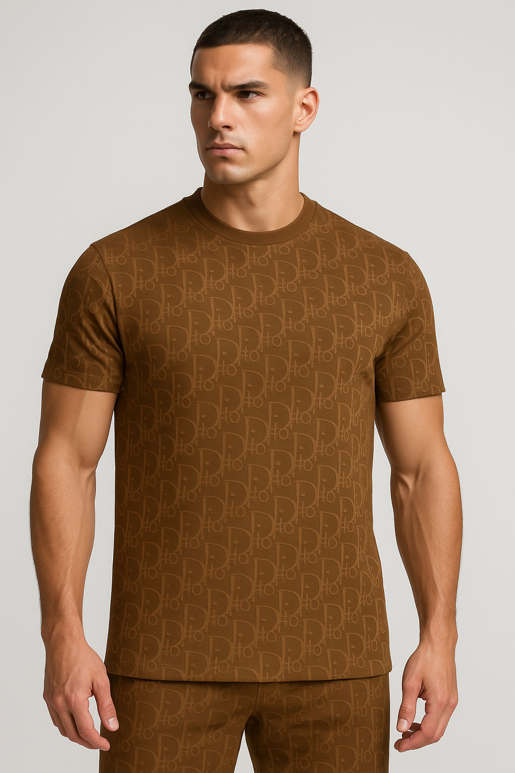 DOIR ENGRAVED FABRIC TSHIRT