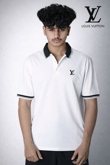 LOUIS VETAN EMBROID 100% HYBRID COTTON SHIRT