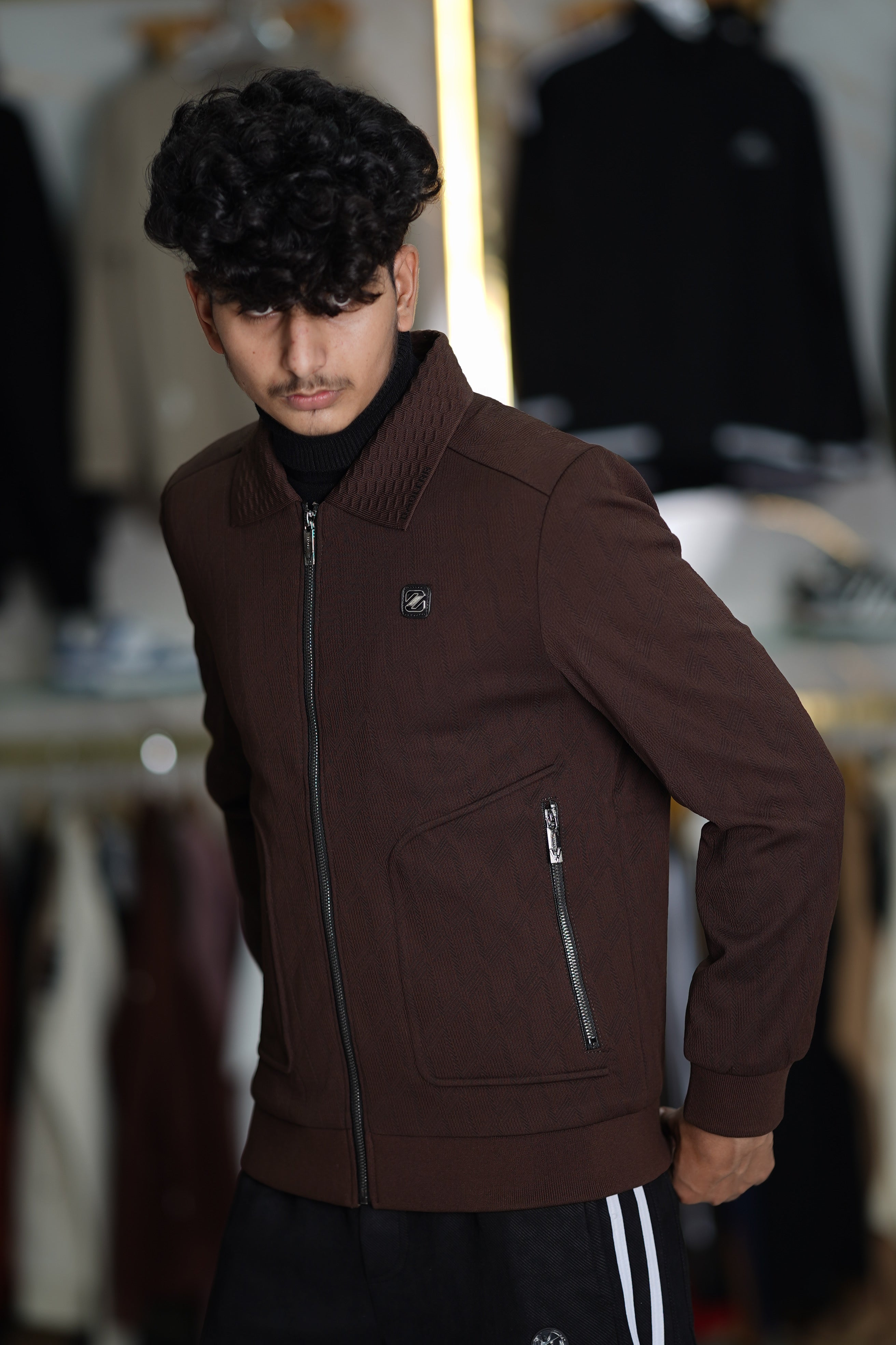 ZARA MAN CROSS POCKET JACKET