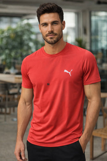 PUMA POWER STRECH 100% HYBRID COTTON T.SHIRT