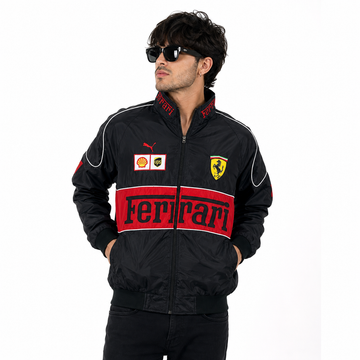 FERARRI EMBROIDED BOMBAR JACKET