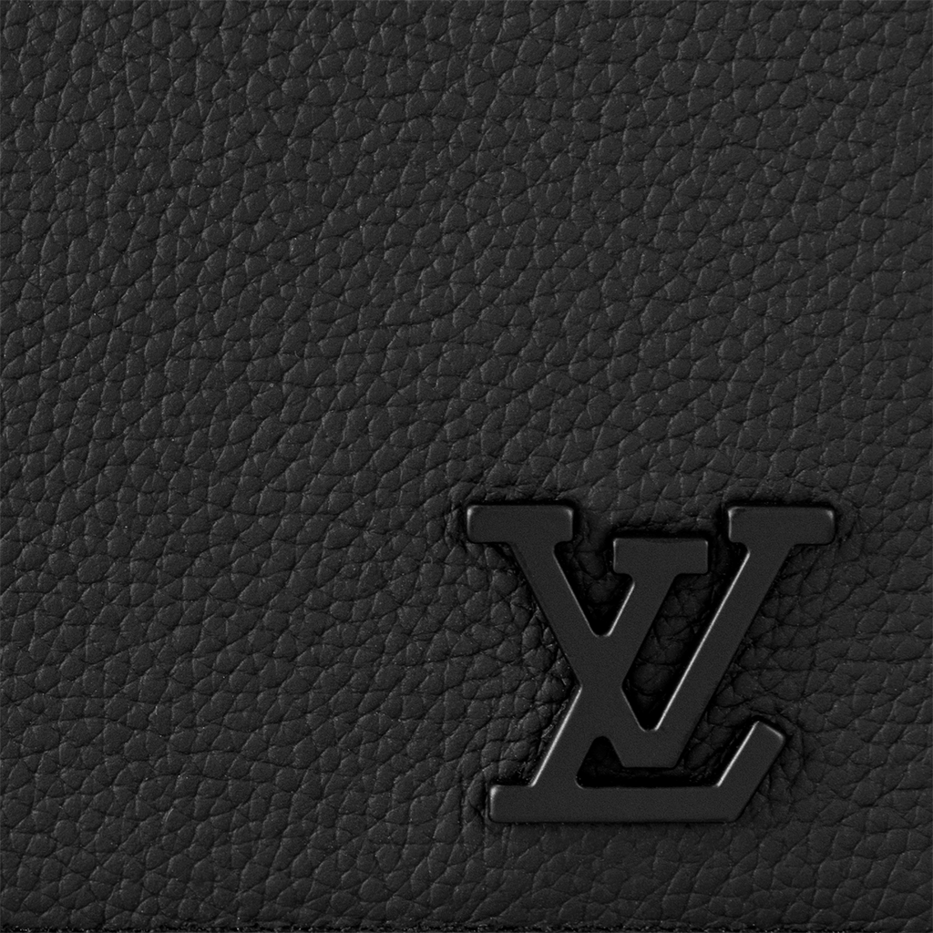 LV MAT BLACK WALLET