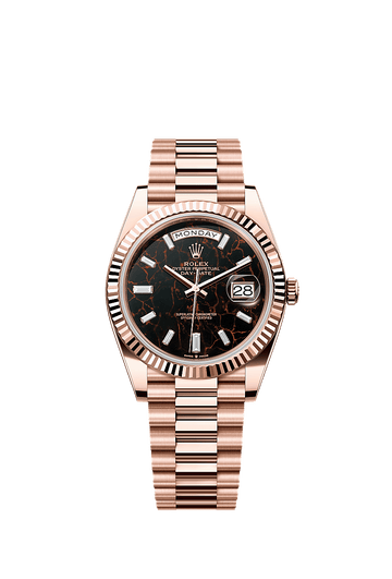 ROLEX GOLD BROWN DIAL