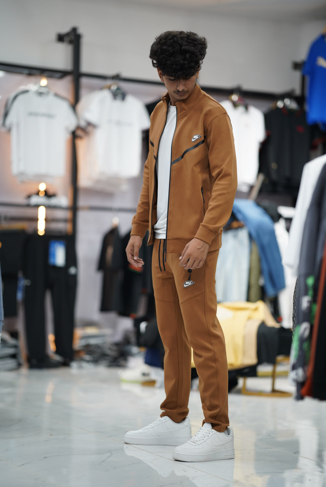 NIKE SILICONE LOGO ELASTIC TRACKSUIT