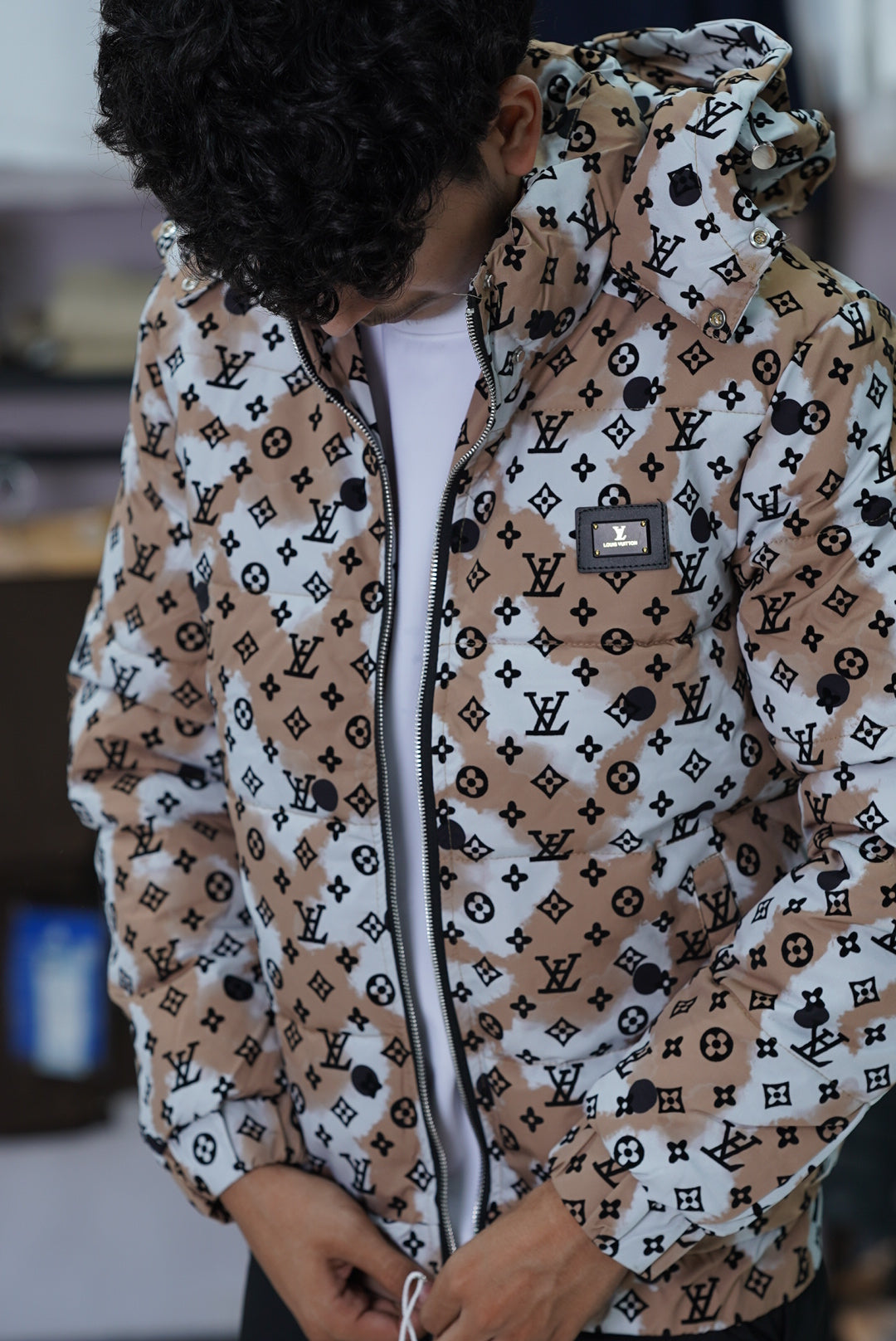 LV PUFFER JACKET MADE IN VEITNAM