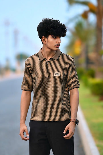 KNITTED POLO BY ZARA MAN