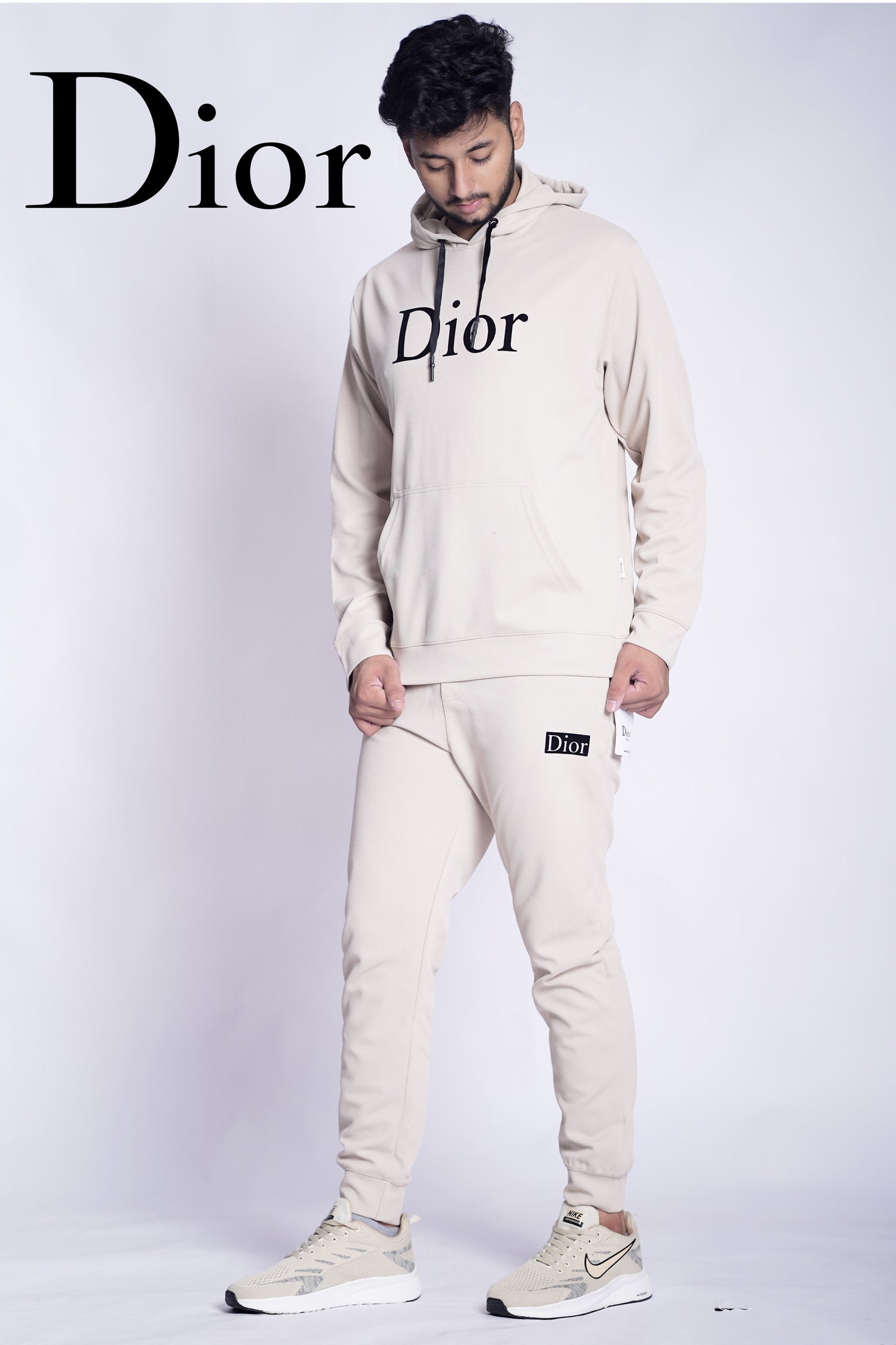 DIOR 100% HYBRID ORIGINAL FABRIC TRACKSUIT