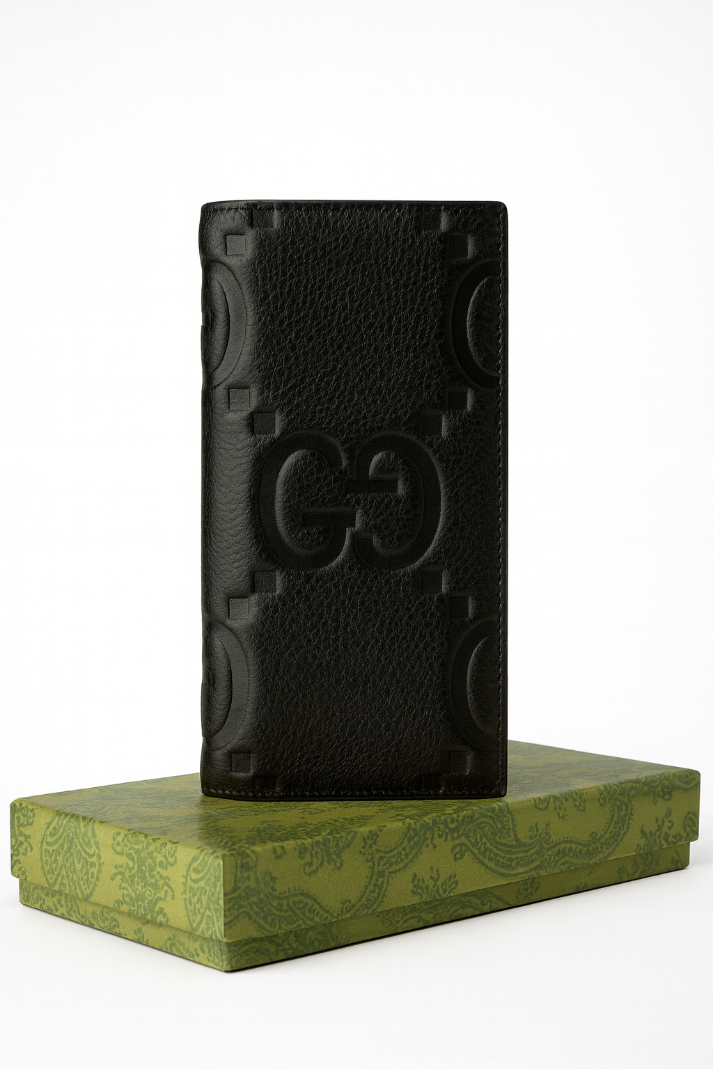 GUCI BOLD EMBOSSED LONG WALLET