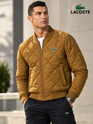 LACOSTA PUFFER BAN COLLAR JACKET