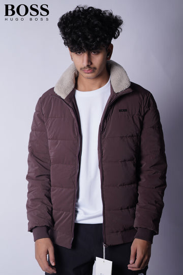 BOSS COLLAR FUR JACKET