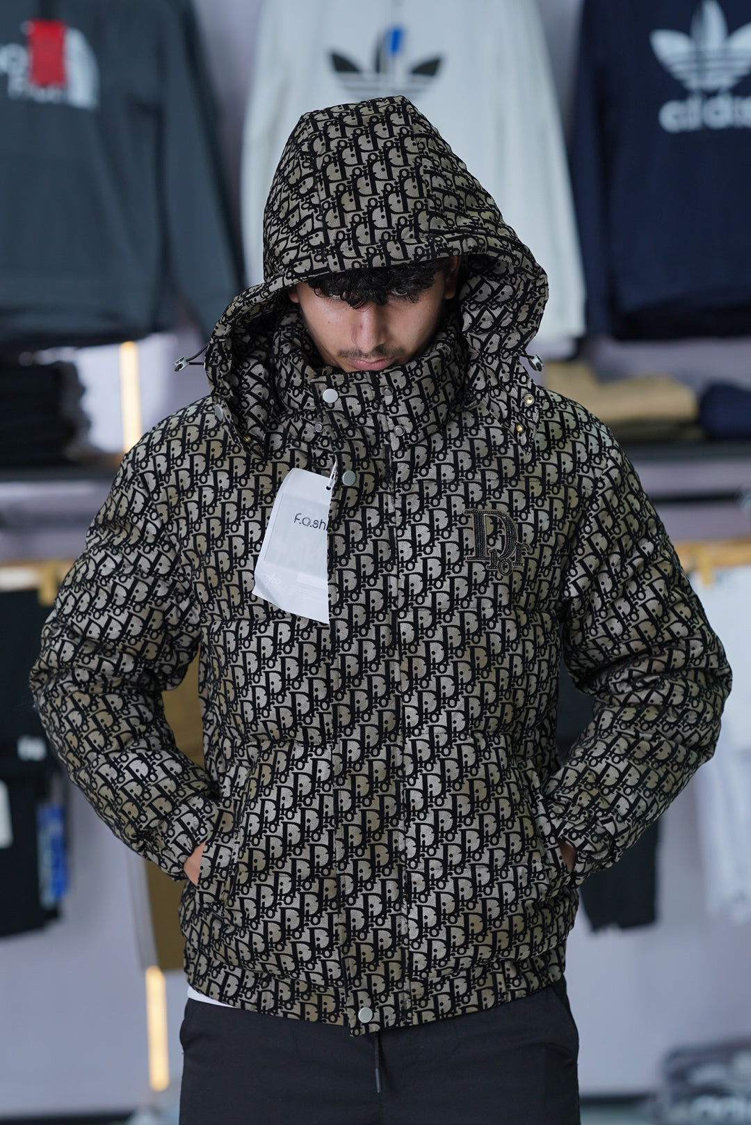 DIOR PUFFER JACKET MADE IN VEITNAM