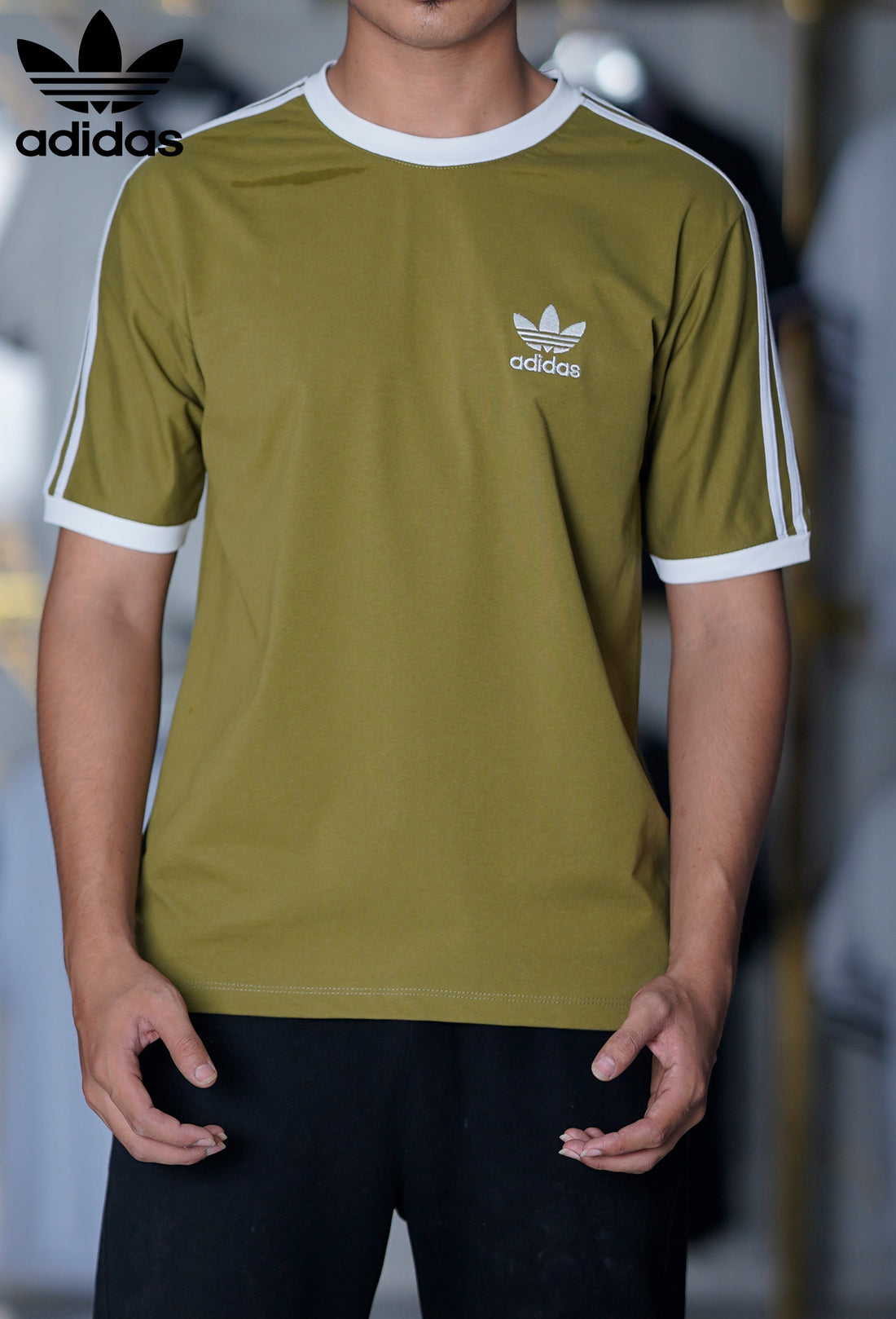 ADIDAS 100% HYBRID COTTON T-SHIRT