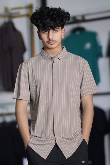 ADIDAS POWER STRACH LINING CASUAL SHIRT