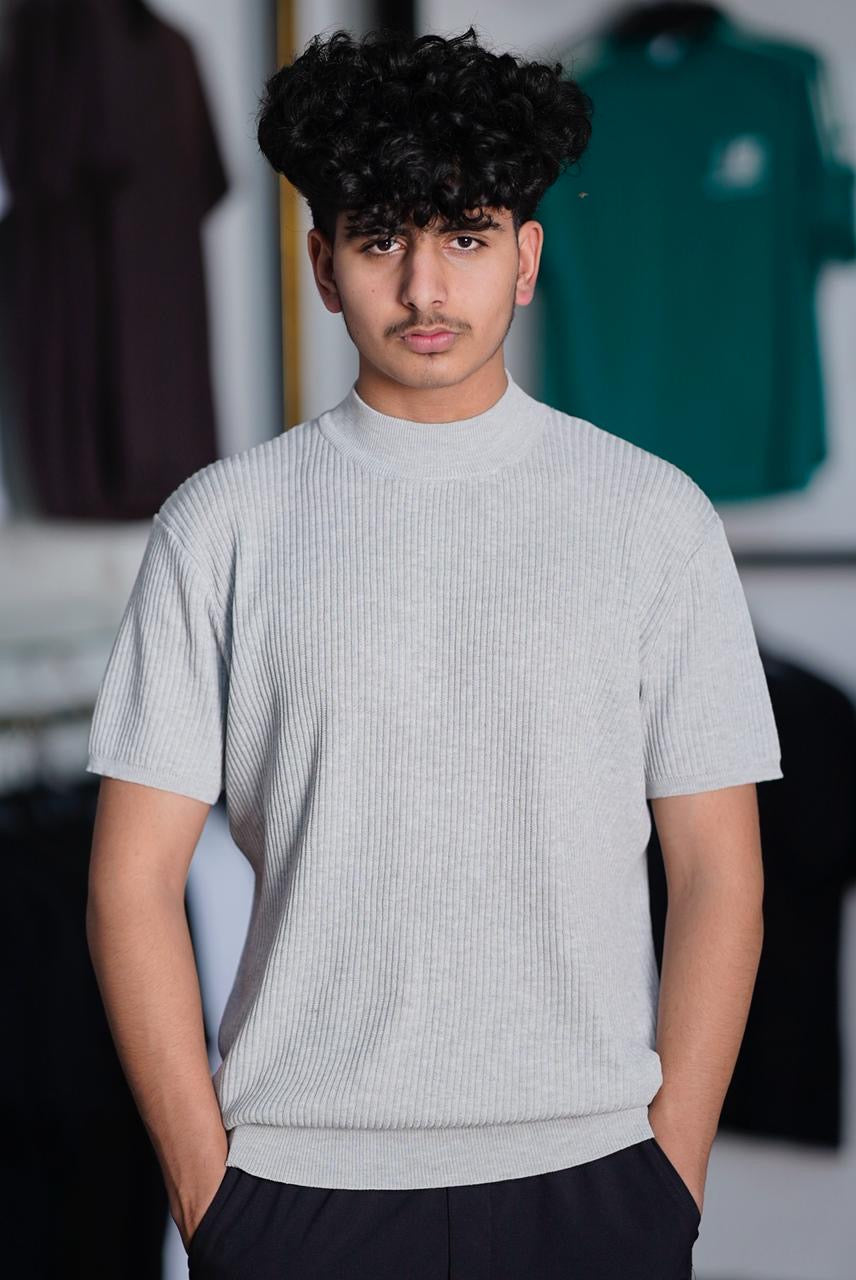 OLD MONEY NECK KNIT T.SHIRT