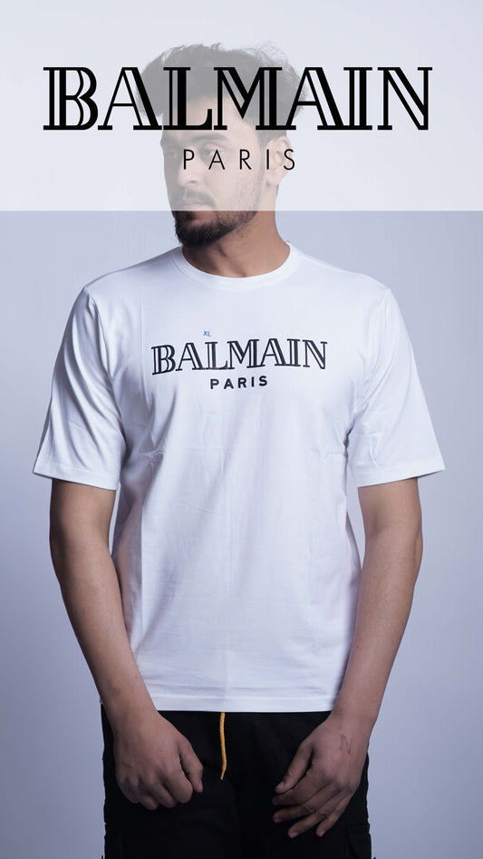 BALMAIN ORIGINAL FABRIC OVERSIZED T-SHIRT