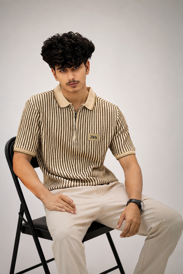 KNITTED POLO BY ZARA MAN
