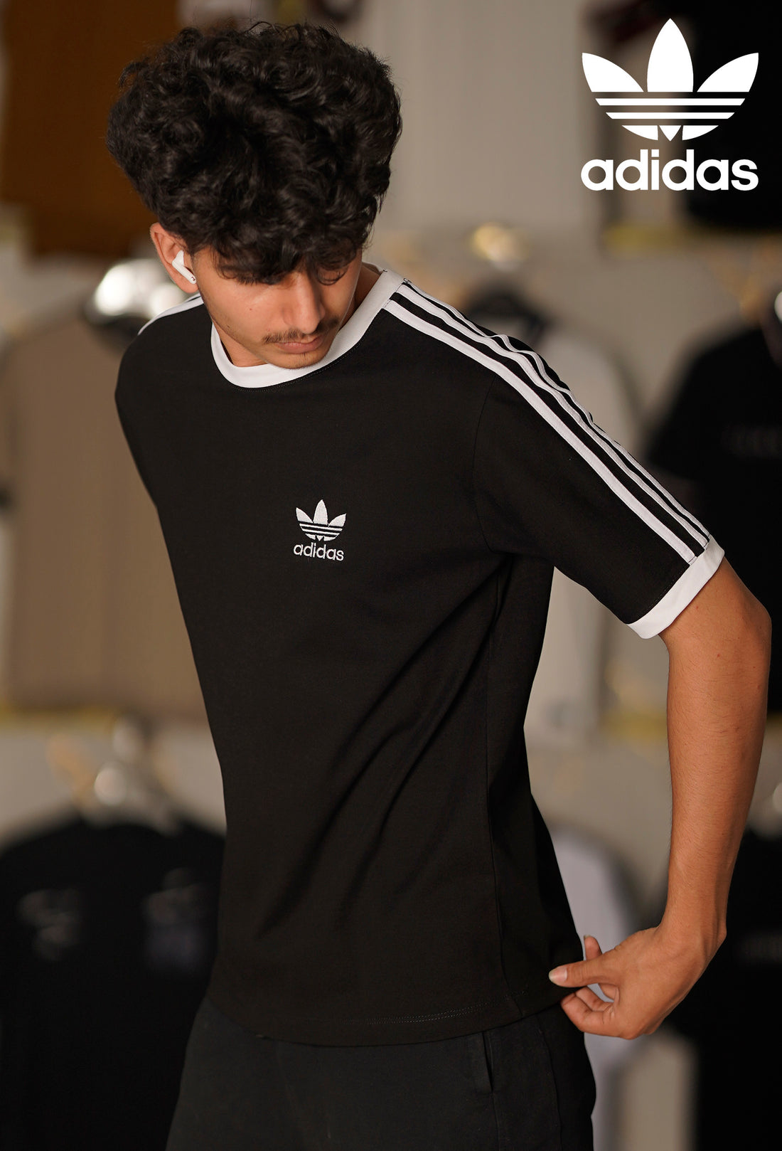ADIDAS 100% HYBRID COTTON T-SHIRT