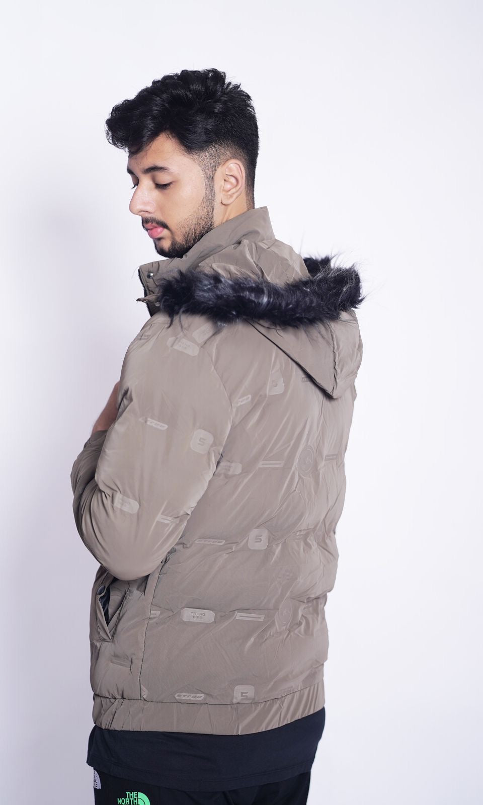 SOPER CULUR EMBOSED PUFFER JACKET