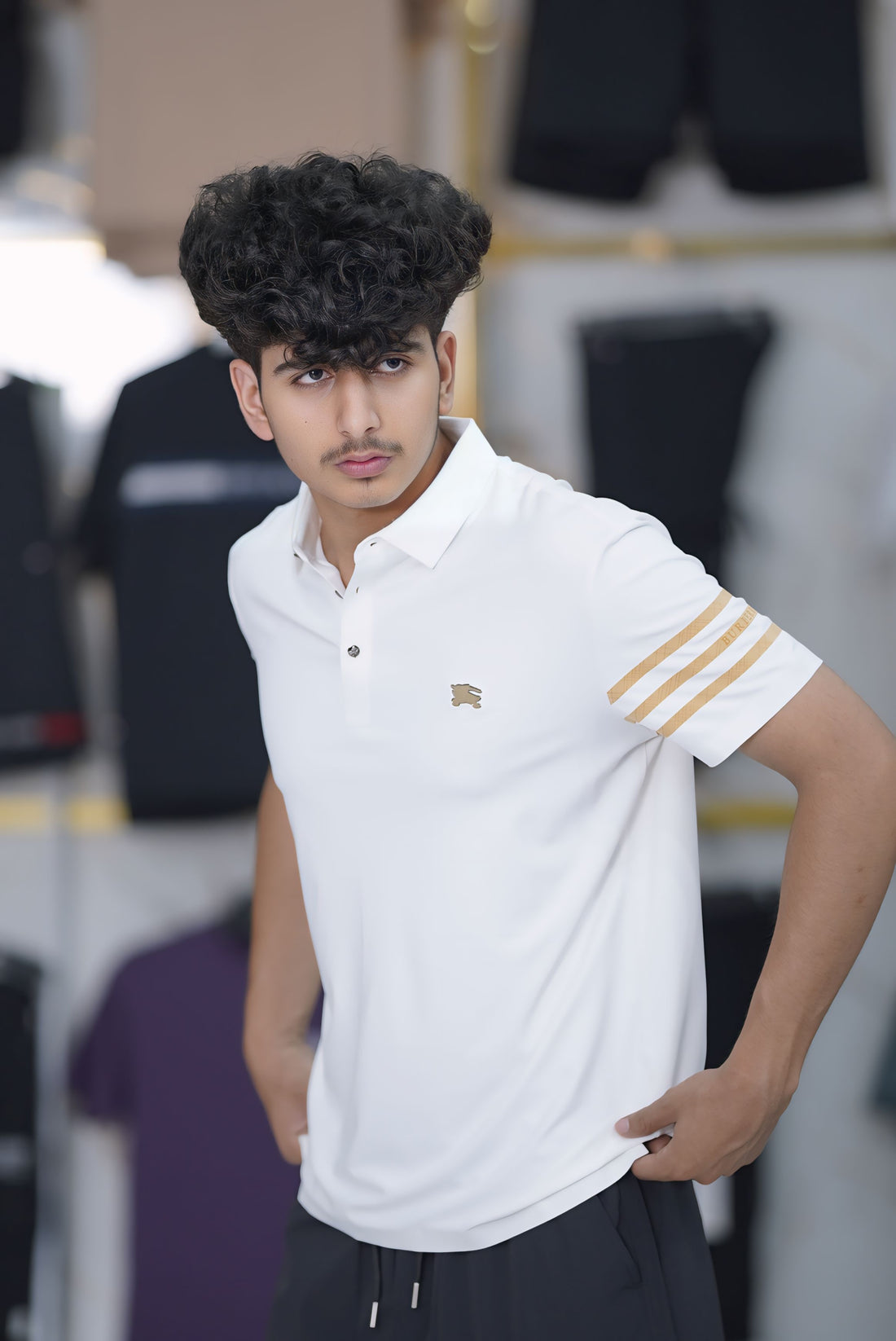 BURBERRY IMPORTED POLO SHIRT