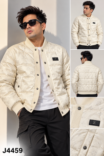 LV EMBOSED PUFFER JACKET
